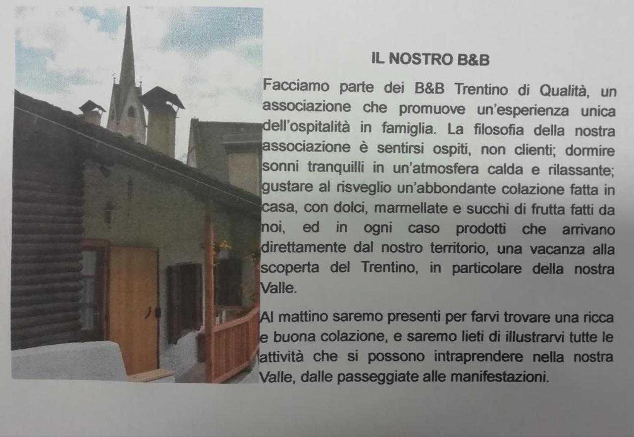 B&B Canonega Vecia Fiera Di Primiero Exterior foto